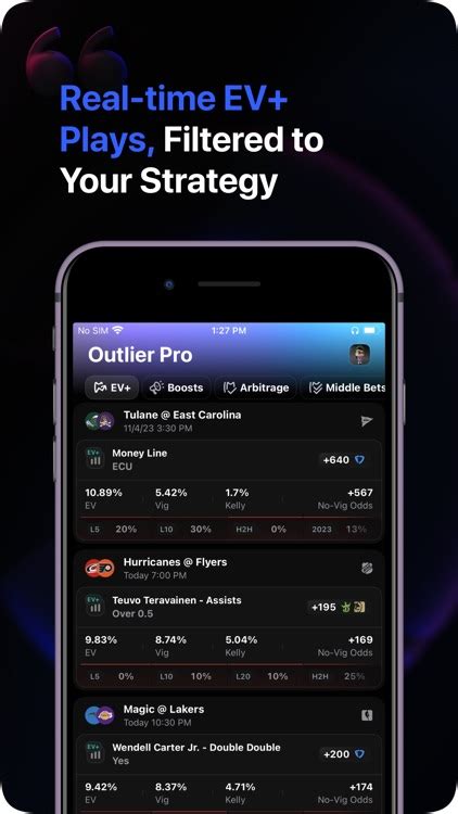 outlier. bet|Outlier: Smart Sports Betting 17+ .
